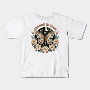 Change Is Good Butterfly Kids T-Shirt